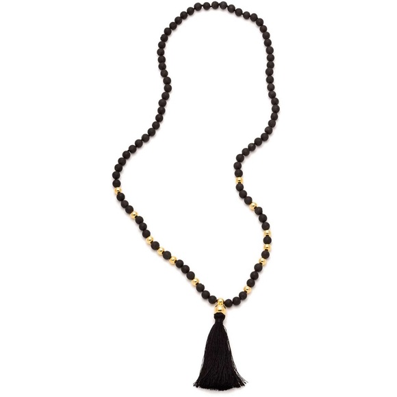 Gorjana Drusy Tassel Necklace NWT - Picture 4 of 5